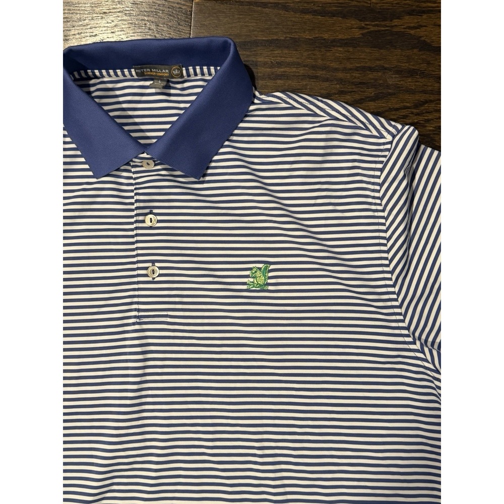 Peter Millar Summer Comfort Polo Blue 122nd US Open The Country Club Large